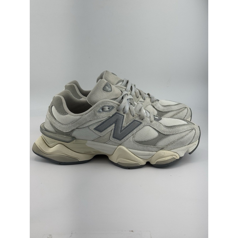 New Balance 9060 Sea Salt/Concrete White/Gray Low Top Lace-Up Suede U9060ECA 9